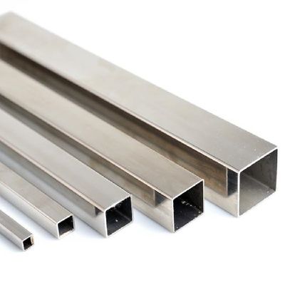 ASTM A554 Hairline Finish Stainless Steel Square Pipe Tube for Handrail and Food Grade 304 316L 400# 600# 800# Polished