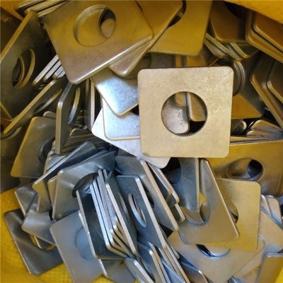 Square Shape Washers Galvanzied Carbon Steel DIN 436 Square Plate Washers DIN 125 Washer