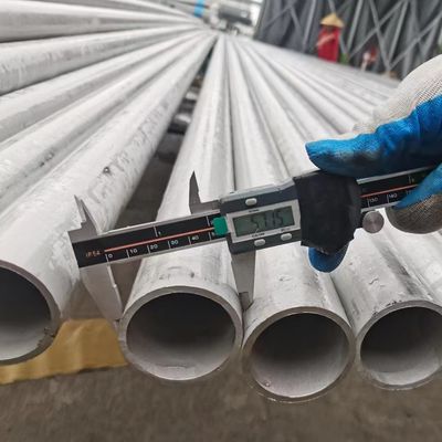 ASTM SA312 SA213 Stainless Steel Pipe Tube / Round Shape Stainless Steel Pipe in 5.8m 6m Length