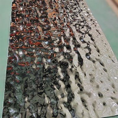 Water Ripple Stainless Steel Sheet For Dining Room Walls Ceiling Panels