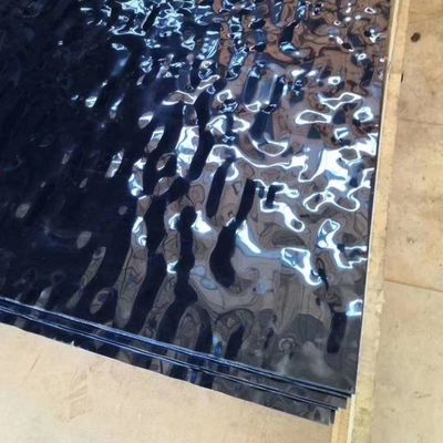Ss 201 Water Ripple Stainless Steel Sheet Decoration