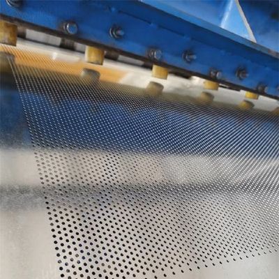 Perforated Metal Sheet Plate Round Square Holes For Wall Panel Thickness 0.3 - 3.0mm