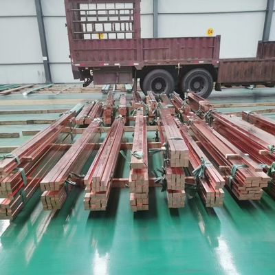 ASTM Standard Copper Flat Stock Smooth Surface Width 20 - 120mm Copper Electrode Plate