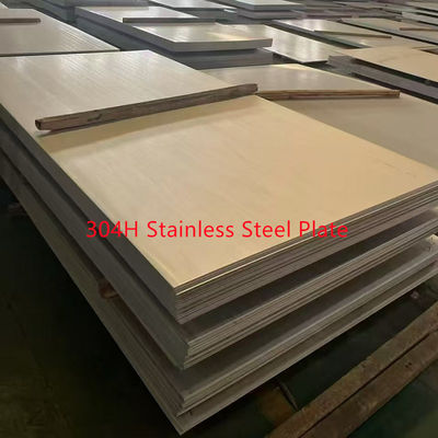 Stainless Steel 304H Sheet / Plate SS304H Plate Carbon 0.04-0.10 For Heat Resistant Part