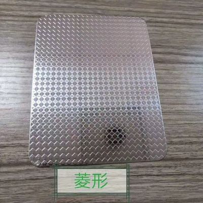 Thickness 0.4 - 3.0mm AISI304 / 1.4301 Stainless Steel Embossed Sheet / SS Linened Sheet