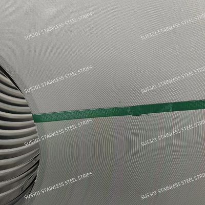 Precision SUS301 Stainless Steel Strip High Strength Cold Rolled Spring Hard Finish
