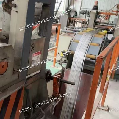 Cold Rolled SUS301 Spring Steel Strip EN 1.4310 Equivalent Custom Width Up To 600mm