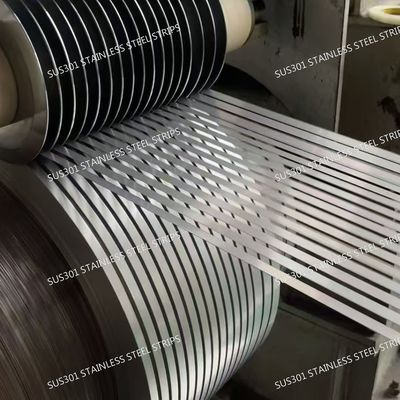 Cold Rolled SUS301 Spring Steel Strip EN 1.4310 Equivalent Custom Width Up To 600mm