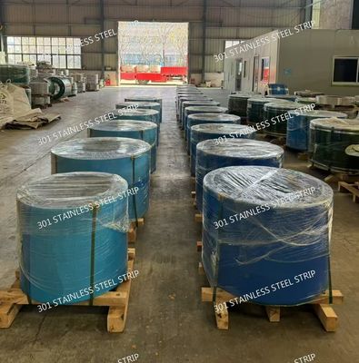 301 Stainless Steel Strip Half Hard Temper | Cold Rolled, 0.1mm-3.0mm Thick x 10mm-500mm Width