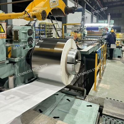 301 Stainless Steel Strip Half Hard Temper | Cold Rolled, 0.1mm-3.0mm Thick x 10mm-500mm Width