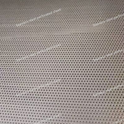 Duplex 2205 / S31803 / 1.4462 Stainless Steel Perforated Sheet With Small Diameter Round Hole 0.4mm 0.5mm 0.6mm 0.8mm for Chemail Area
