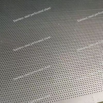 Duplex 2205 / S31803 / 1.4462 Stainless Steel Perforated Sheet With Small Diameter Round Hole 0.4mm 0.5mm 0.6mm 0.8mm for Chemail Area