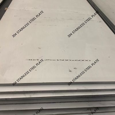 304 Grade Hot Rolled Stainless Steel Plate Industrial NO.1 Finish, Thickness 3-50mm