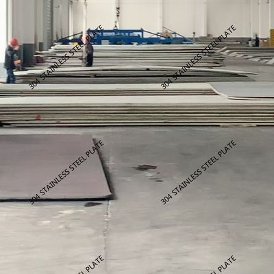 304 Grade Hot Rolled Stainless Steel Plate Industrial NO.1 Finish, Thickness 3-50mm