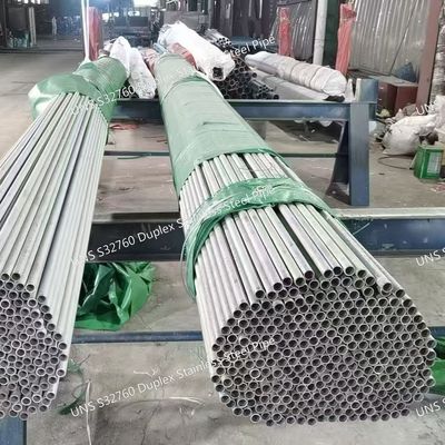 UNS S32760 Super Duplex Stainless Steel Seamless Pipe SCH40S SCH80S in 6m Length