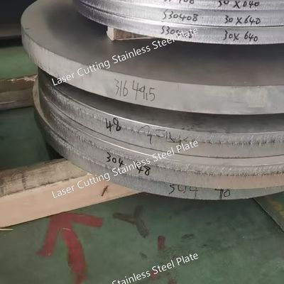 AISI316L/1.4404/S31603 Stainless Steel Plate Laser Cutting Round Square and Rings
