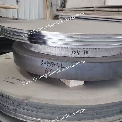 AISI316L/1.4404/S31603 Stainless Steel Plate Laser Cutting Round Square and Rings