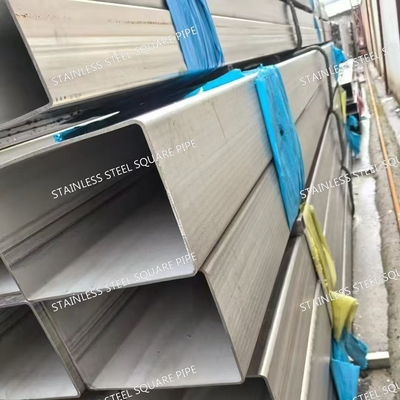 316L Stainless Steel Square Pipe 30x30mm 3mm Marine Grade
