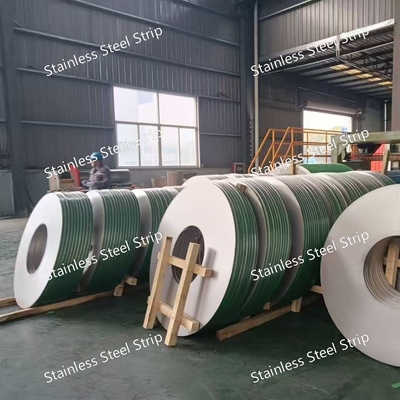 ASTM A666 301 Stainless Steel Strips 0.15-2.0mm Burr-Free Slit Cut