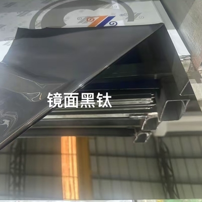 Black Mirror Stainless Steel Sheet SUS304 Matte Balck SS Sheet Thickness 0.5 - 1.5mm