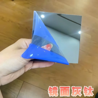 Sliver Color Stainless Steel Sheet Mirror 8K Finishing / Hairline SS Sheet NO.4 Anti-finger Print