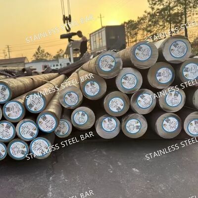 316Ti Stainless Steel Round Bar Hot Rolled SS Bar Custom Cutting in Length Diameter 10 - 350mm
