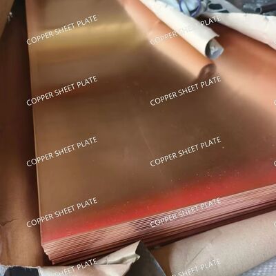High Purity C11000 Electrolytic Tough Pitch (ETP) Copper Plate Excellent Electrical Conductivity and Formability