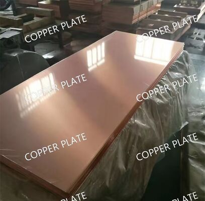 Precision-Rolled CU-ETP Copper Plate Custom Cutting Copper Sheets with Superior Electrical Conductivity