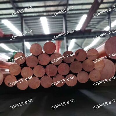 Premium C11000 Copper Round Bar ASTM B187 Standard, Solid Copper Alloy 110 Rod, Stock Ready