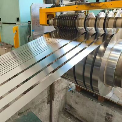 JIS G4305 SUS304 Stainless Steel Strips Thickness 0.1 - 3.0mm Precision Slit Cutting Edge for Spring