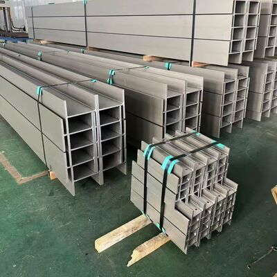 Custom Size Welded Stainless Steel H-Beams Grade 304 316L 321 with Excellent Load-Bearing Capacity