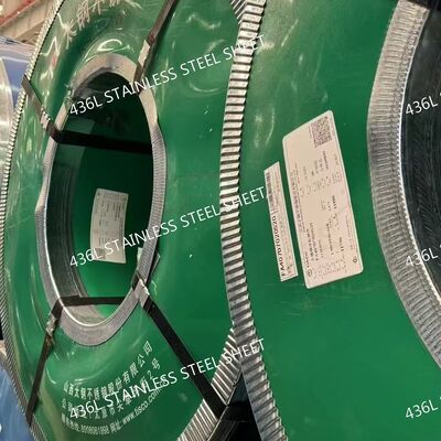 Cold Rolled 436L Stainless Steel Sheet 0.5 - 3.0mm Thickness For High-Temperature Environments