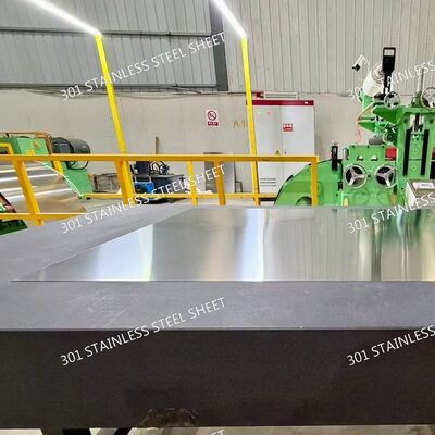 ASTM JIS EN Standard 301 Stainless Steel Sheet Thickness 0.2 - 3.0mm Cold Rolled 2B Surface
