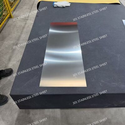 ASTM JIS EN Standard 301 Stainless Steel Sheet Thickness 0.2 - 3.0mm Cold Rolled 2B Surface