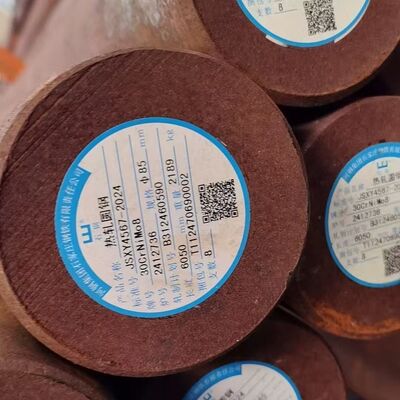 Hot Rolled and Forged 30CrNiMo8 Alloy Steel Round Bar in 6m Length Q+T Solid Solution