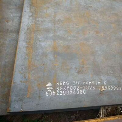 Hot Rolled 30CrMnSiA Alloy Steel Plate Thickness 10 - 200mm Custom Cutting As Request
