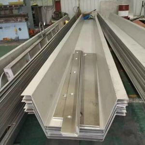 Grade 304 316L Cold Rolled Bright Surface Stainless Steel Gutter for Water Drainage