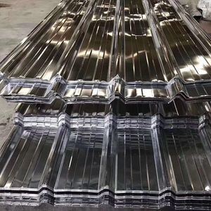 0.5mm Thickness Cold Rolled Weather Resistant Corrugated Stainless Steel Roofing Sheet