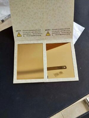 304 Stainless Steel Sheet with Golden Mirror Finish Cold Rolled and Corrosion Resistant