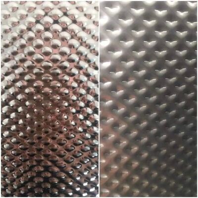 304 316 430 Stainless Steel Checkered Plate with Cold Rolled Polished Surface Textured Sheet