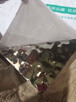 304 316L Grade Stainless Steel Checkered Plate with Polished Surface and Customizable Projections