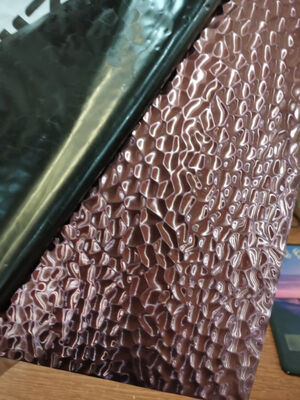 201 304 Grade Stainless Steel Press Plate with Water Ripple Pattern and Polished Surface for Decorative Applications