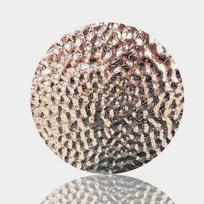 Grade 304 Stainless Steel Sheet with Water Ripple Finish and 0.3mm - 1.5mm Thickness for Decorative Applications