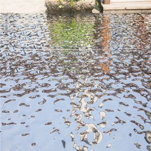 Water Ripple Pattern Stainless Steel Sheet with 0.3 - 3.0mm Thickness and Polished Surface for Decorative Applications