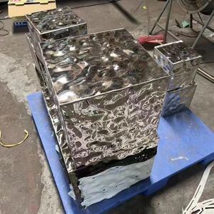 201 304 Grade Water Ripple Stainless Steel Sheet with 0.3 - 3.0mm Thickness and Polished Surface for Decoration