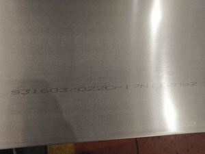 Hot Rolled SS 316L Stainless Steel Plate with Polished Surface and Corrosion Resistance