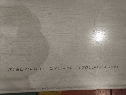 Corrosion Resistant SS 316L Stainless Steel Plate Hot Rolled with Polished Surface ASTM A240