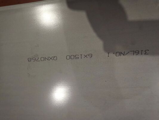 Corrosion Resistant SS 316L Stainless Steel Plate Hot Rolled with Polished Surface ASTM A240