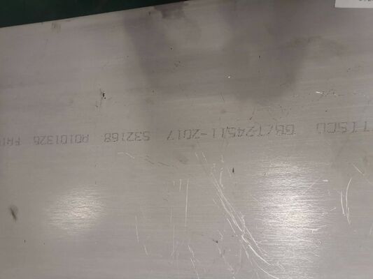 Grade 321 Cold Rolled Stainless Steel Plate with Bright Surface for High Temperature Applications