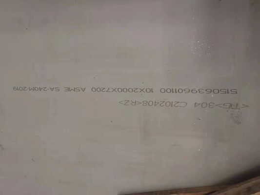 ASTM A240 Hot Rolled 304 Stainless Steel Plate with Polished Surface for Industrial Applications